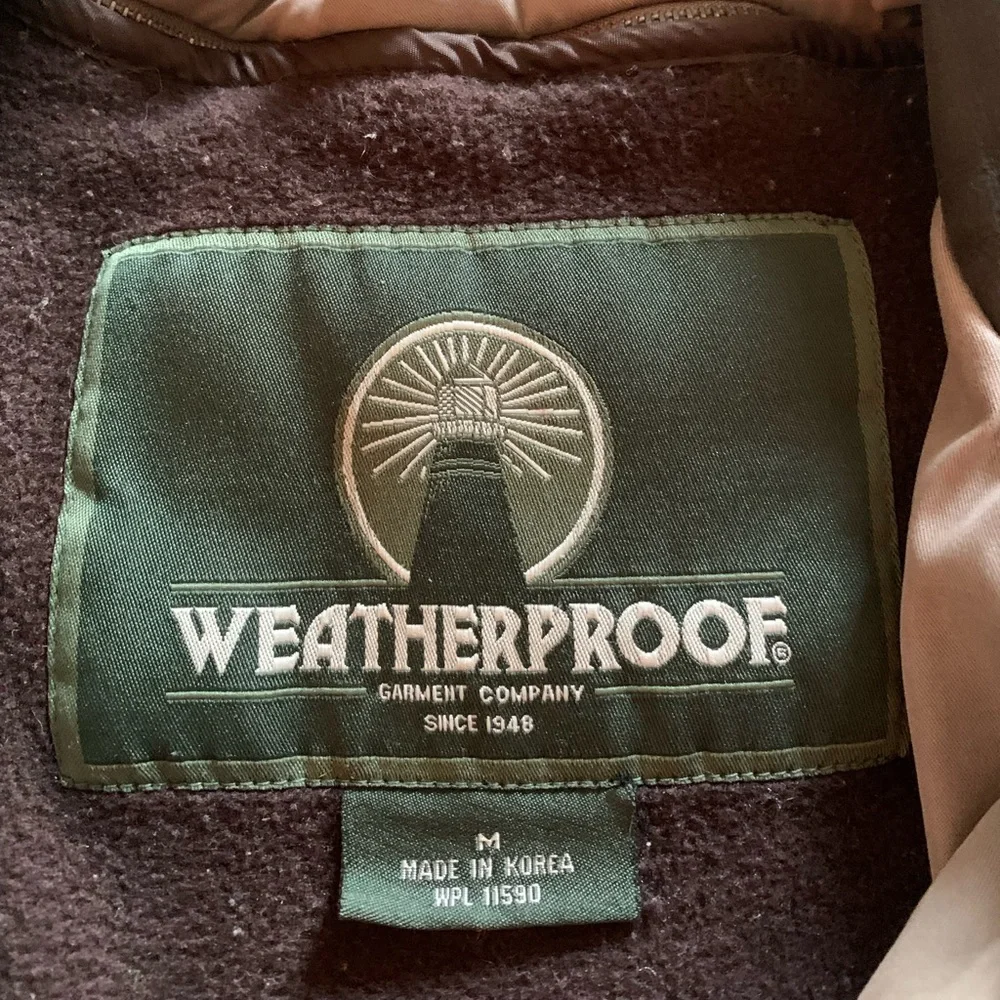 Weatherproof Vintage Men’s Microfiber lined Barn coat, size Medium - Picture 3 of 5
